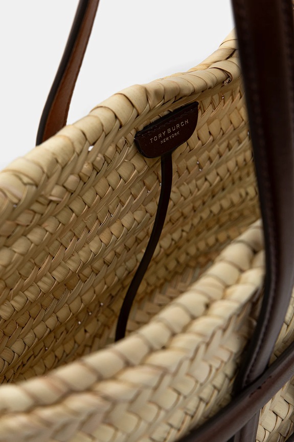 Τσάντα παραλίας Tory Burch Ella Straw Ella 169218.902 μπεζ