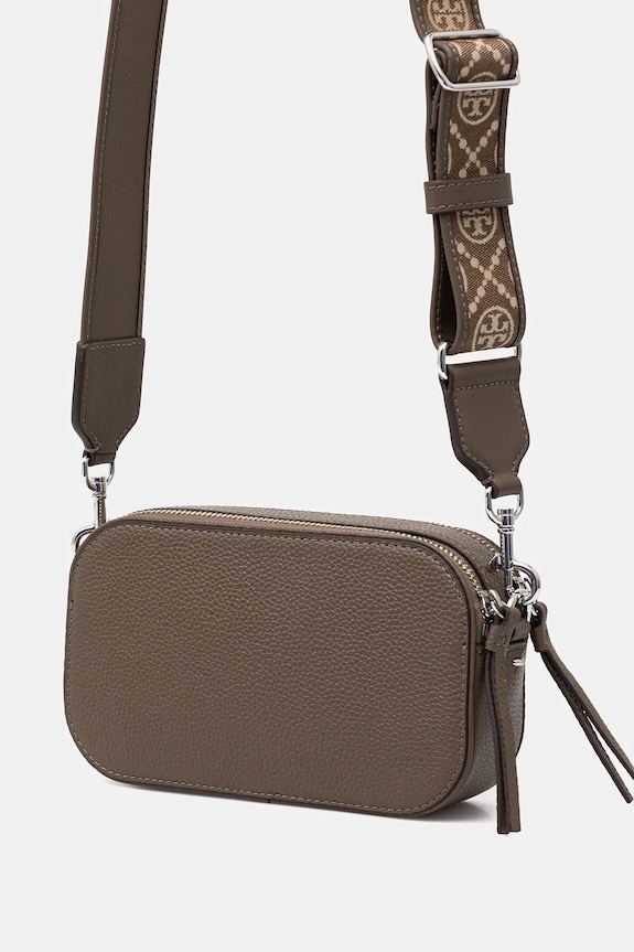 Αξεσουάρ Δερμάτινη τσάντα Tory Burch Miller 171955.250 καφέ