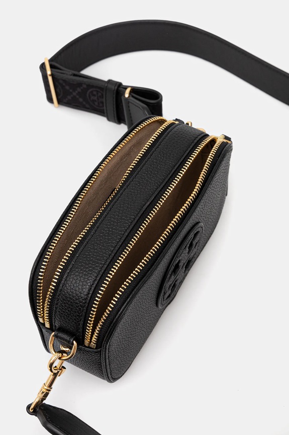 Δερμάτινη τσάντα Tory Burch Miller Miller 171956.001 μαύρο