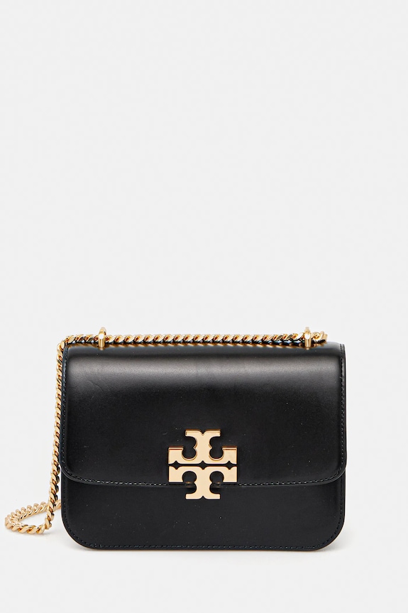 Kožená kabelka Tory Burch Eleanor usňová koža čierna 166169.001