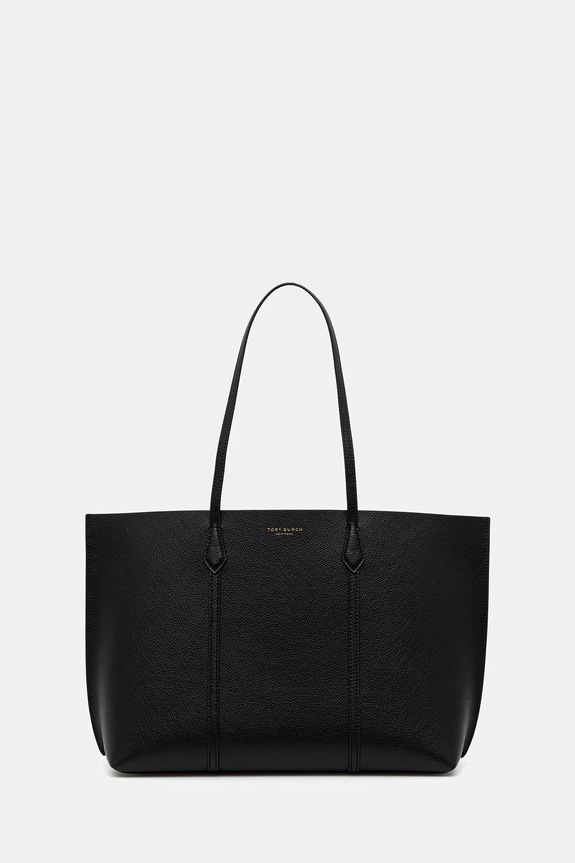 Tory Burch poșetă de piele Perry uni negru 169476.001