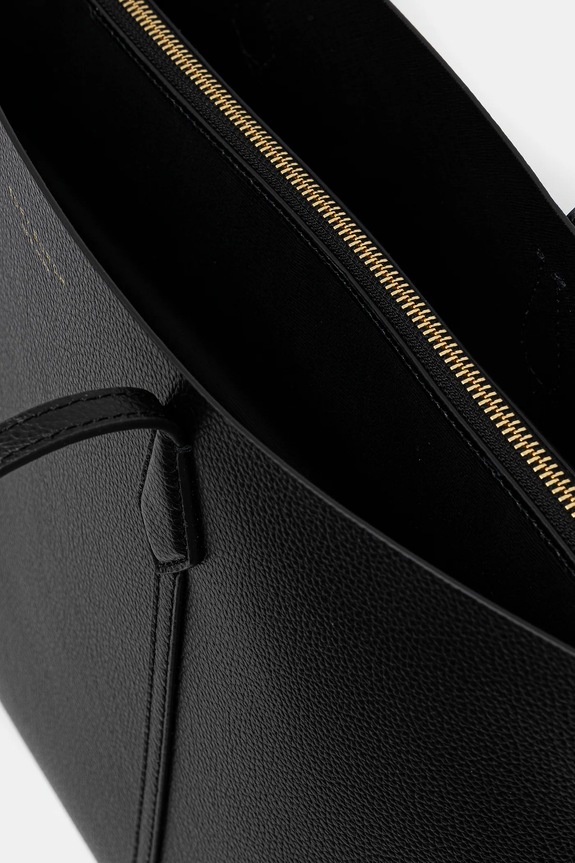 Tory Burch poșetă de piele Perry 169476.001 negru