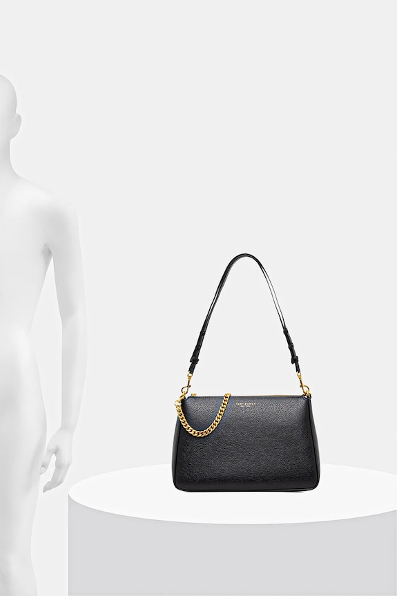 Kožená kabelka Tory Burch Perry 175544.001 černá