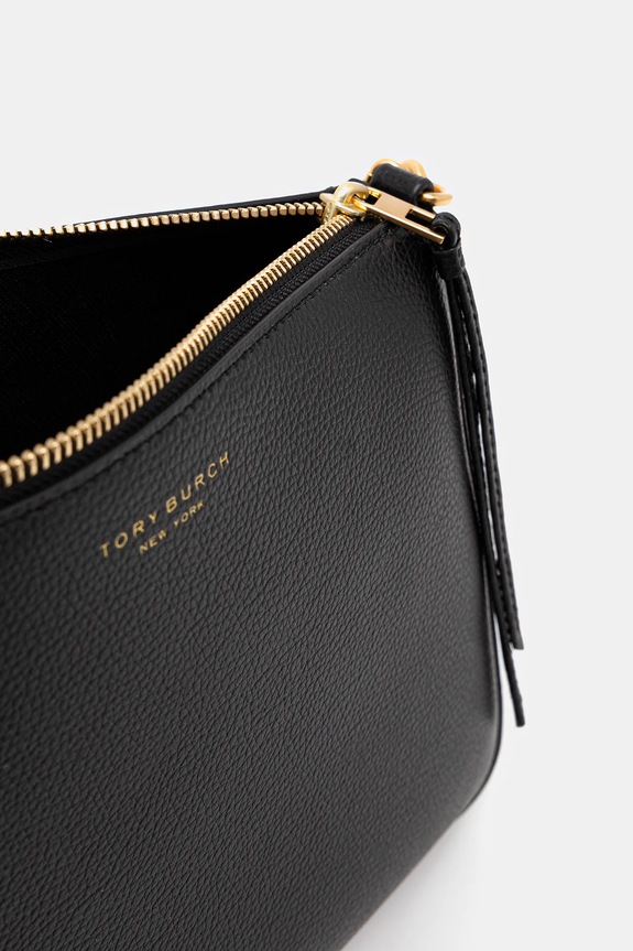 Kožená kabelka Tory Burch Perry černá 175544.001