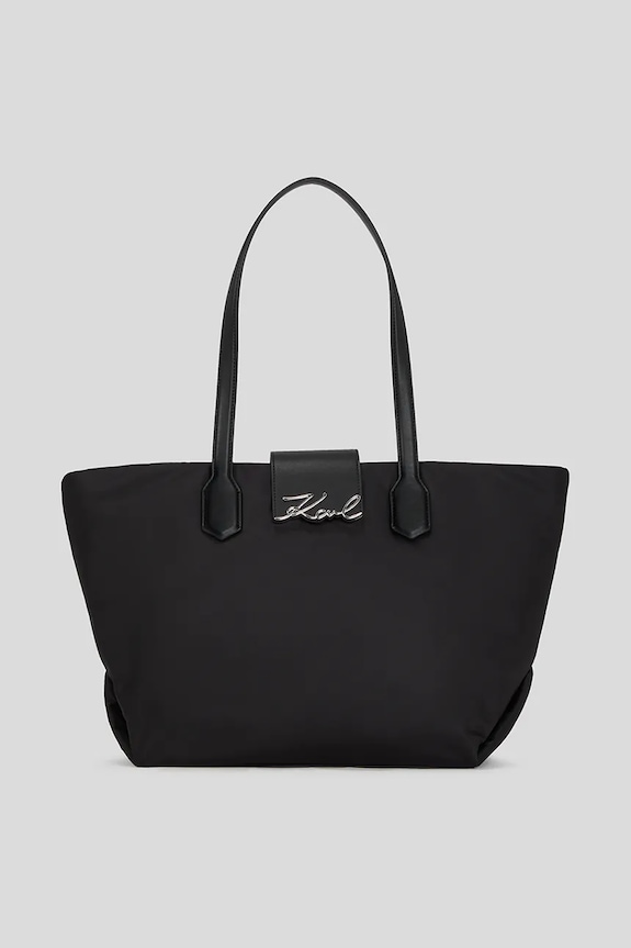 Kabelka Karl Lagerfeld K/SIGNATURE vzorovaný čierna A3W30029