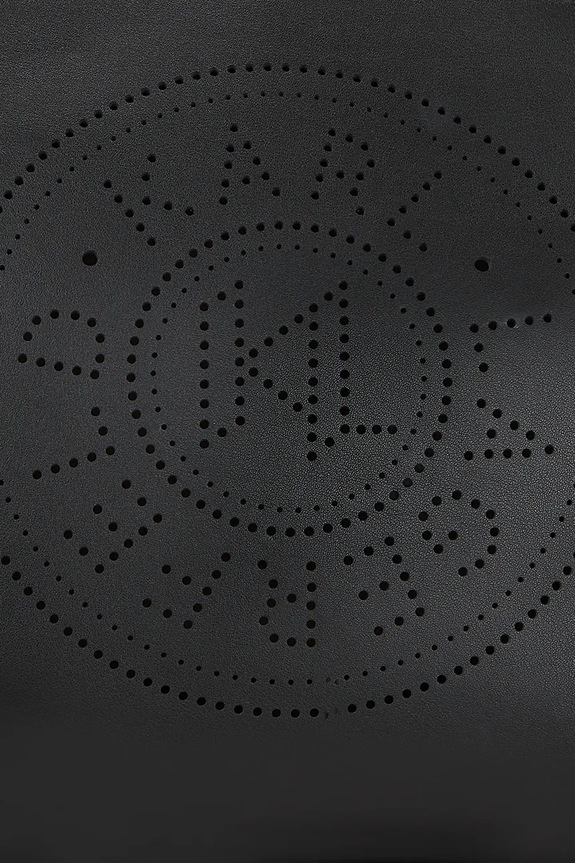 Kožená kabelka Karl Lagerfeld K/CIRCLE čierna A3W30043