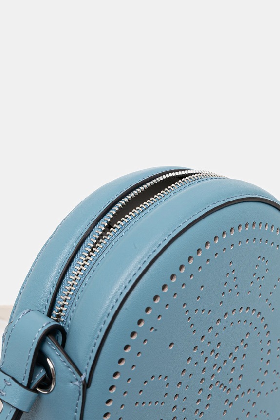 Karl Lagerfeld geantă de piele K/CIRCLE turcoaz A3W30059