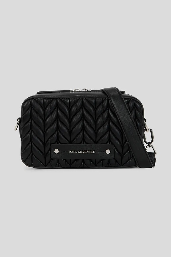 Torba Karl Lagerfeld remen se skida crna A3W30067
