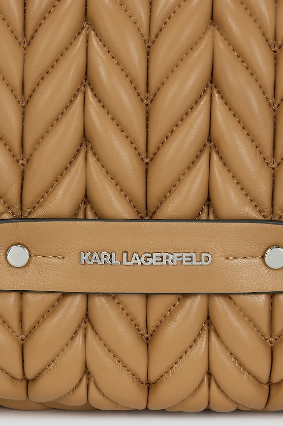 Doplnky Kabelka Karl Lagerfeld K/WEAVE A3W30147 hnedá