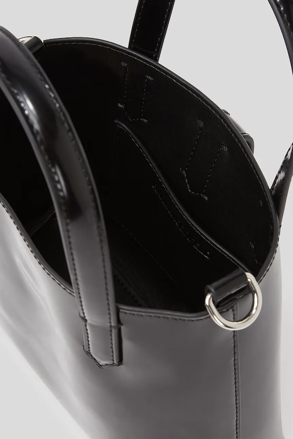 Accessori Karl Lagerfeld borsa a mano in pelle A3W30288 nero