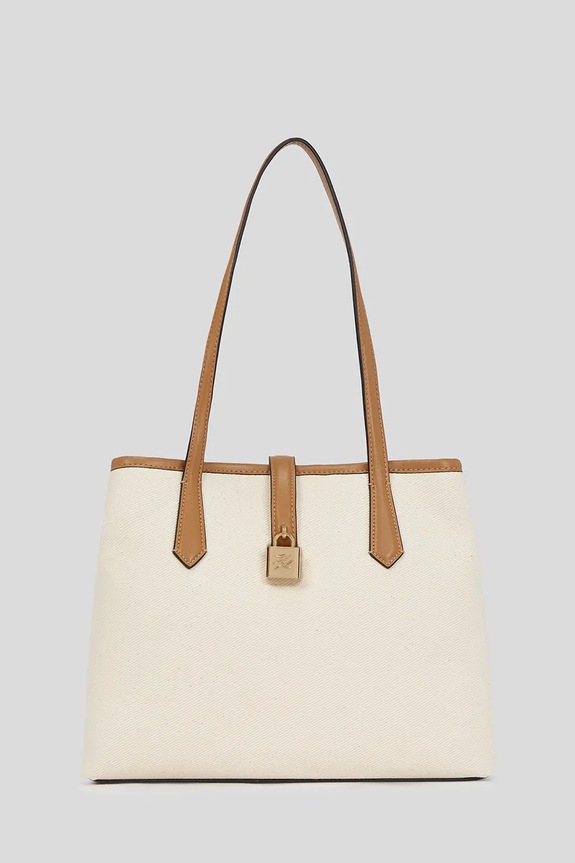 Karl Lagerfeld kézitáska szintetikus bőr bézs A3W30305