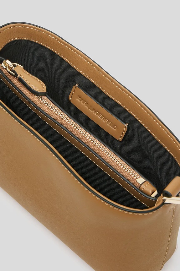 Accessori Karl Lagerfeld borsa a mano in pelle A3W32041 marrone