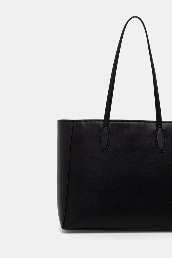 Doplnky BOSS kabelka typu tote dámska kožená NUMAH Tote 50547750 čierna