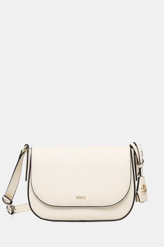 BOSS torebka crossbody damska skórzana NUMAH Saddle beżowy 50547756