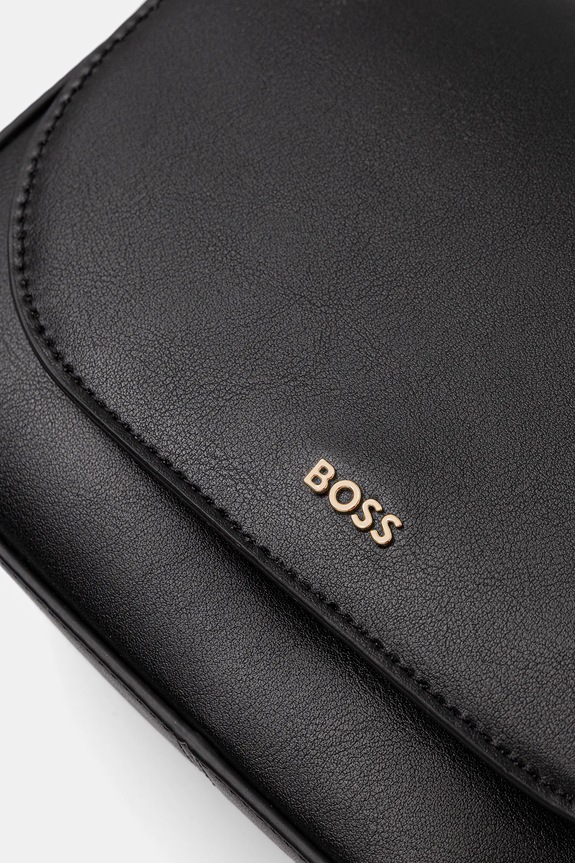 Δερμάτινη τσάντα BOSS San Jared-C μαύρο 50547756