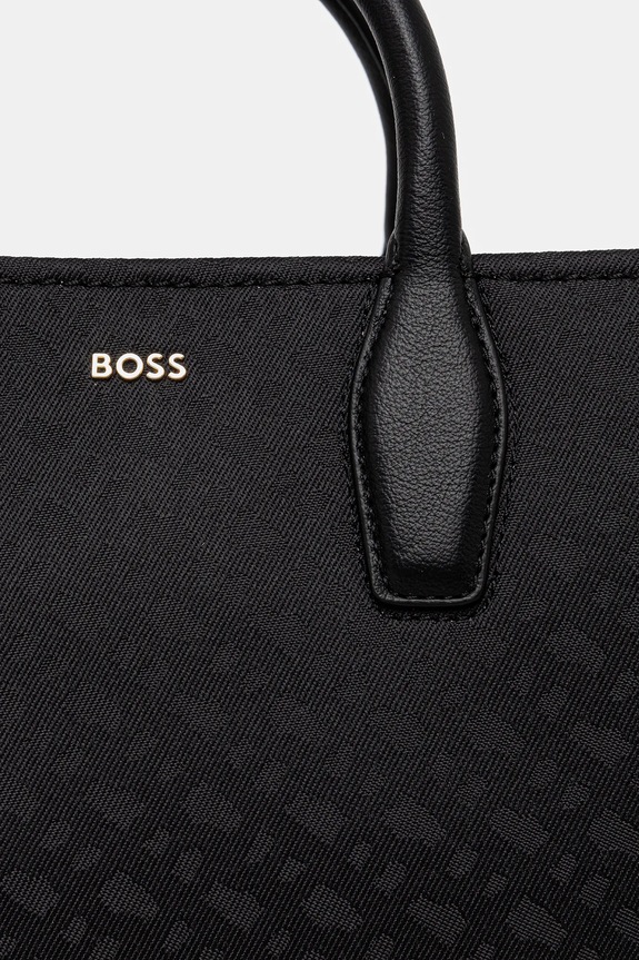 BOSS torebka Sandy MED Tote JAQ 50552463 czarny AW25