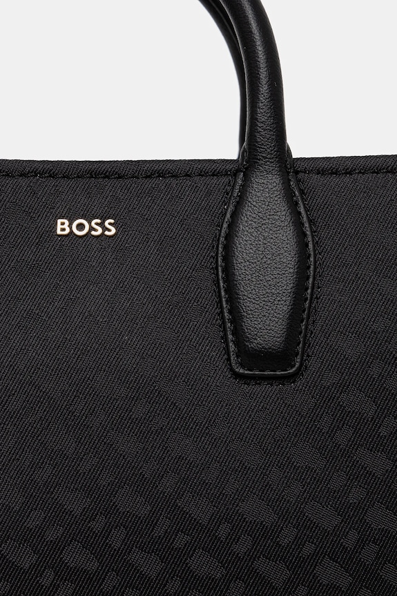 BOSS torebka Sandy MED Tote JAQ 50552463 czarny AW25