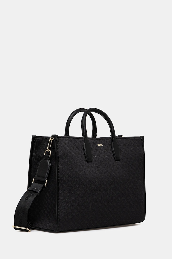 Akcesoria BOSS torebka Sandy MED Tote JAQ 50552463 czarny