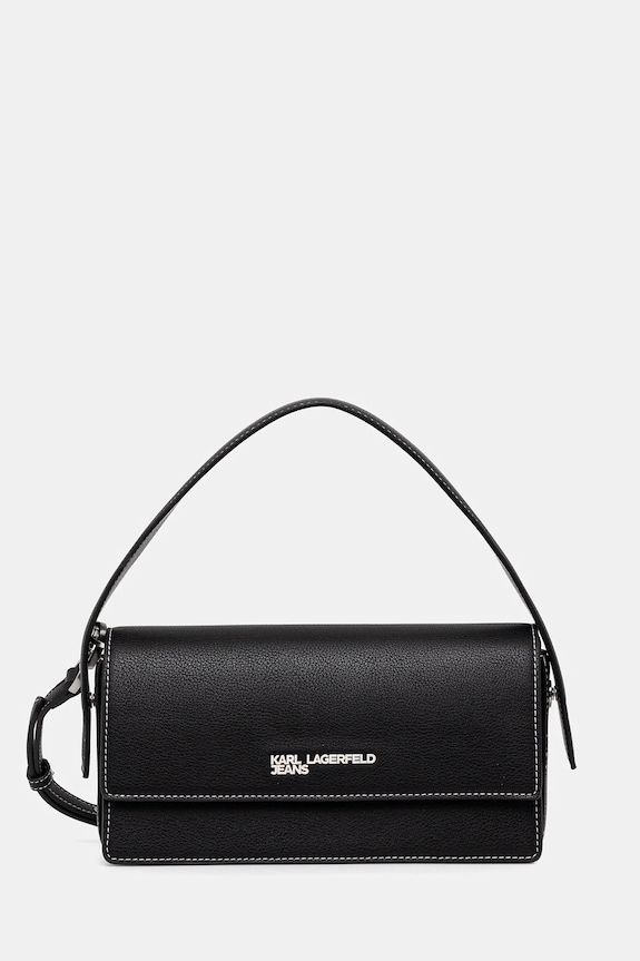Karl Lagerfeld Jeans poșetă uni negru A3W30010