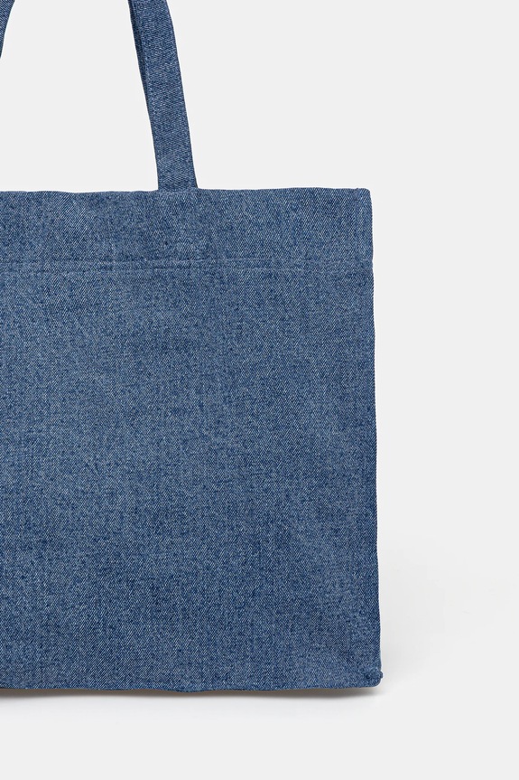Doplnky Bavlnená taška Karl Lagerfeld Jeans A3W50069 modrá