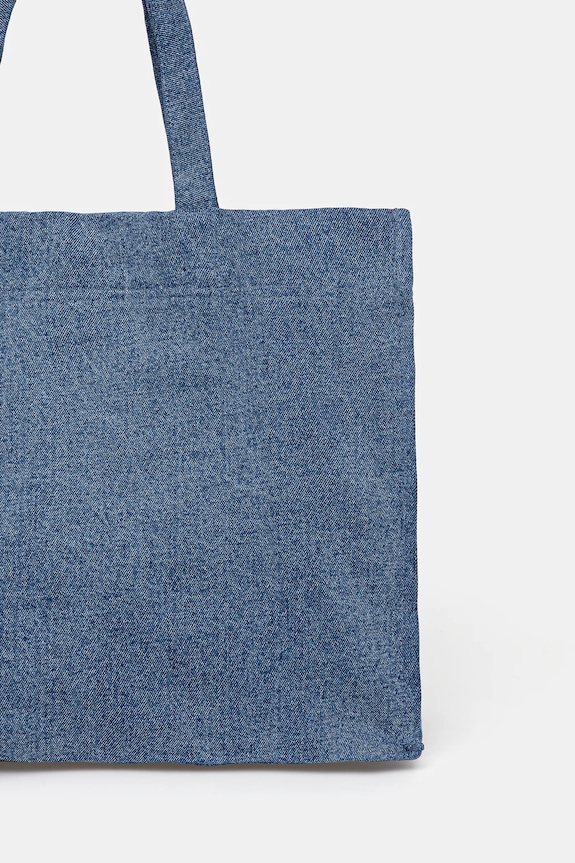 Doplnky Bavlnená taška Karl Lagerfeld Jeans A3W50069 modrá