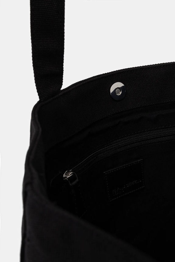 Karl Lagerfeld Jeans geantă de bumbac A3W50070 negru