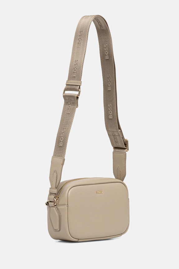 BOSS χιαστί γυναικεία Sandy Crossbody 50547765 μπεζ SS26