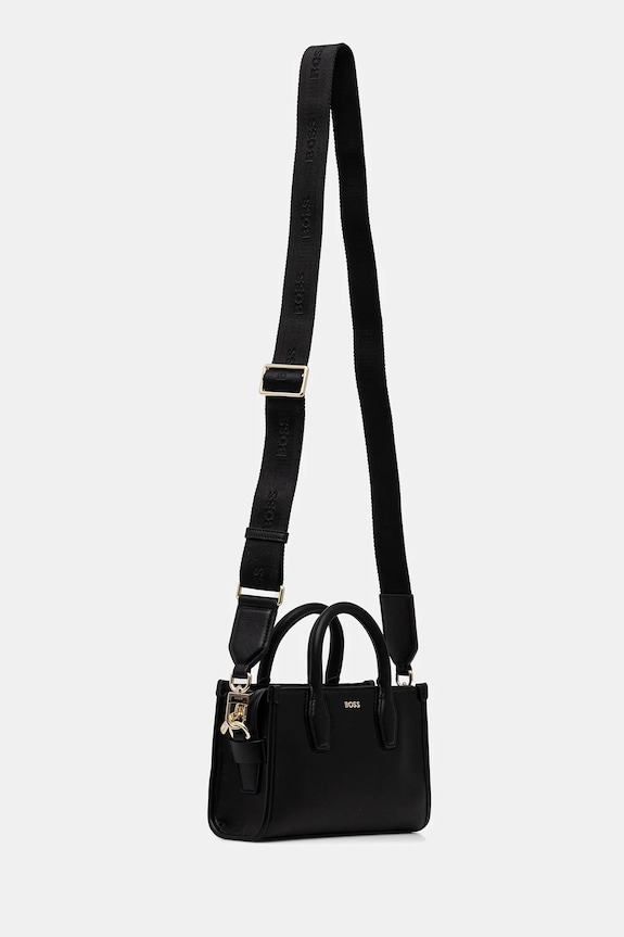 BOSS torebka Sandy SM Tote 50547766 czarny SS26