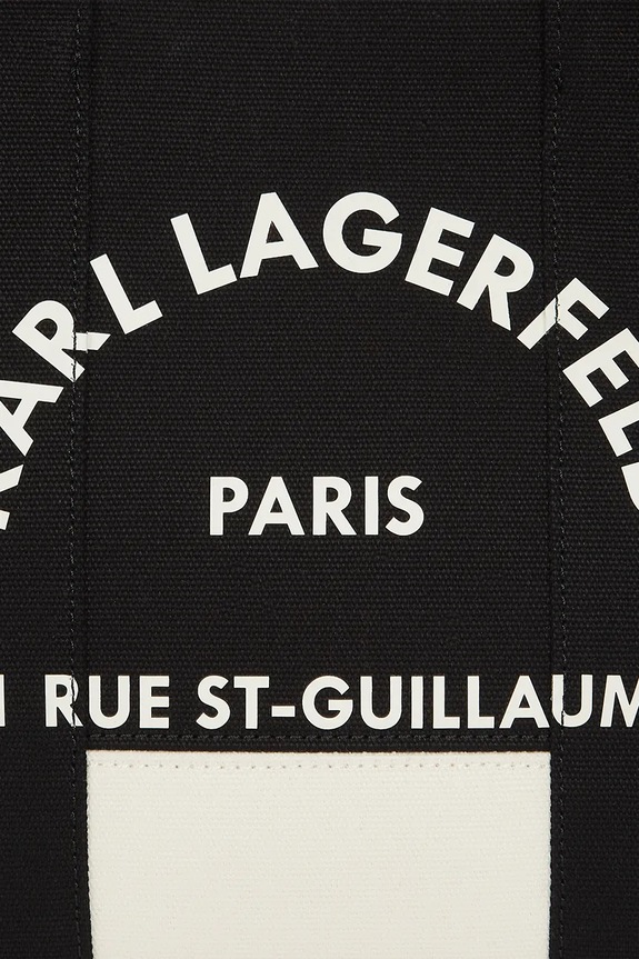 Accessori Karl Lagerfeld borsa a mano in cotone A3W50025 nero