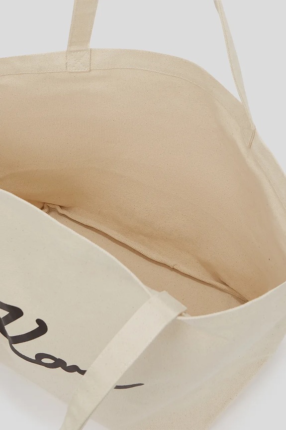 Kiegészítők Karl Lagerfeld pamut táska A3W50108 bézs