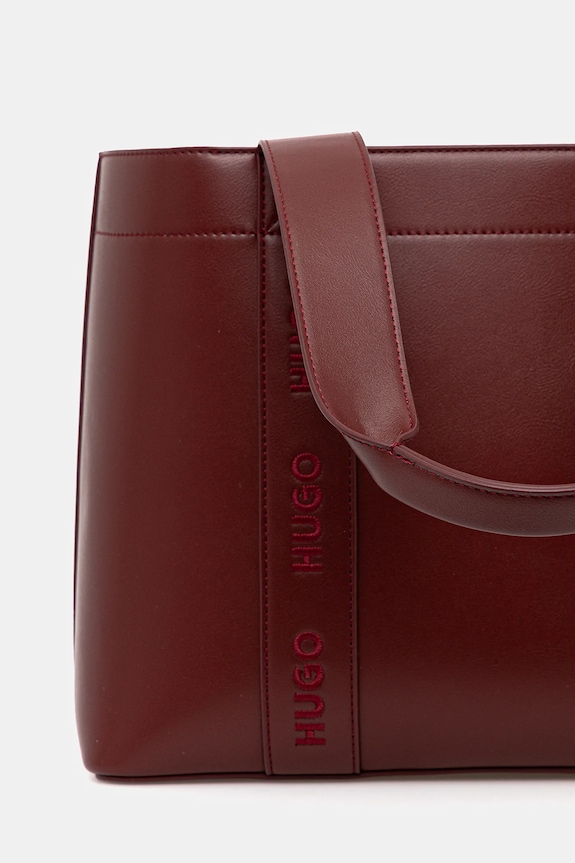 Kabelka HUGO Becky UP_Tote SM burgundské 50547491