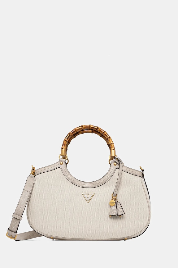 Τσάντα Guess ZABRY υφασμάτινο μπεζ HWBA92.33070