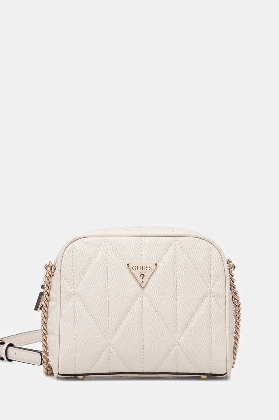 Guess poșetă ALDINA imprimeu bej HWGG96.63140