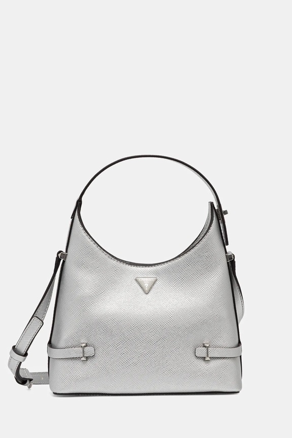 Torba Guess ROSALBA premalo za format A4 srebrna HWMY96.57010