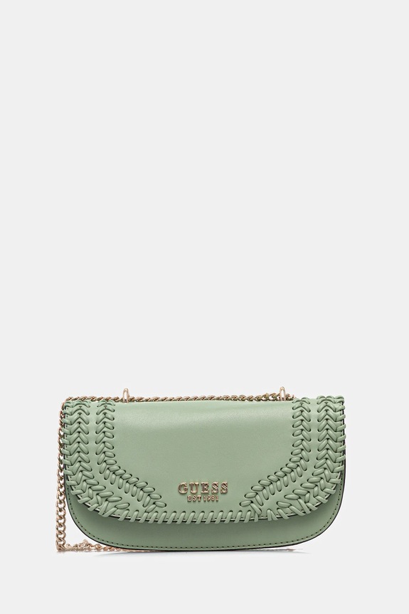 Сумочка Guess TATUM не вміщує А4 зелений HWNG96.67210