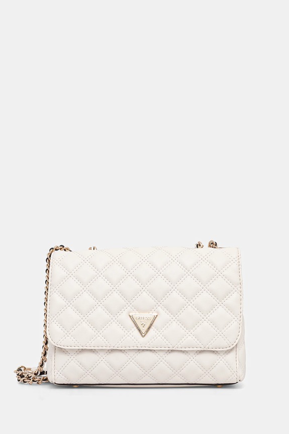 Guess crossbody torbica ženski GIULLY Ne ustreza A4 bela HWQG96.73200
