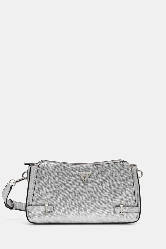 Guess torebka ROSALBA nie mieści A4 srebrny HWMY96.57120