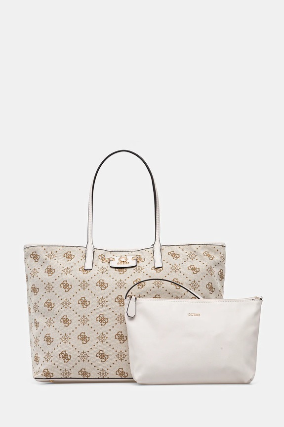 Τσάντα Guess NEDA υφασμάτινο μπεζ HWCP96.54240