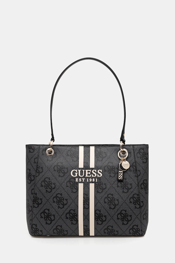 Kabelka Guess NOELLE vzorovaný sivá HWOS96.72250