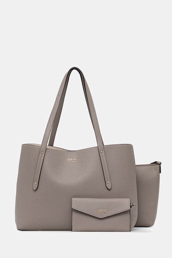 Guess torebka BRENTON mieści A4 beżowy HWPG96.48230