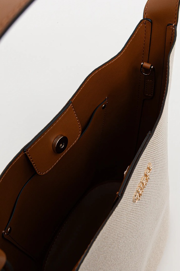 Guess poșetă NICOLETTE HWAG96.62040 bej