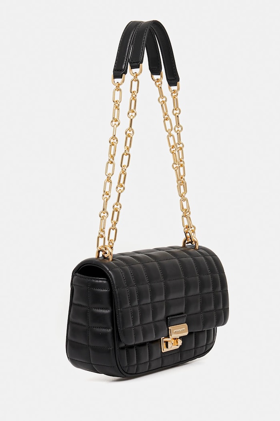 MICHAEL Michael Kors bőr táska TRIBECA 30R4G2RL7L fekete SS26