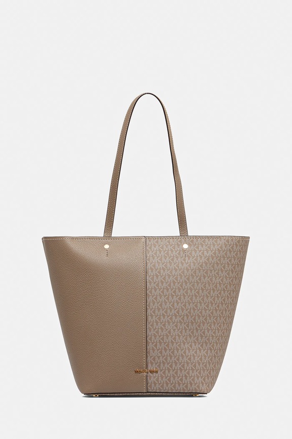 MICHAEL Michael Kors poșetă FLORA cu modele bej 30T5GFFT3B