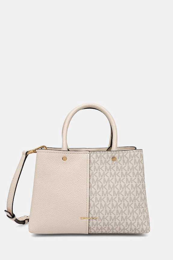MICHAEL Michael Kors geantă FLORA nu incape in A4 bej 30T5GFFS2B