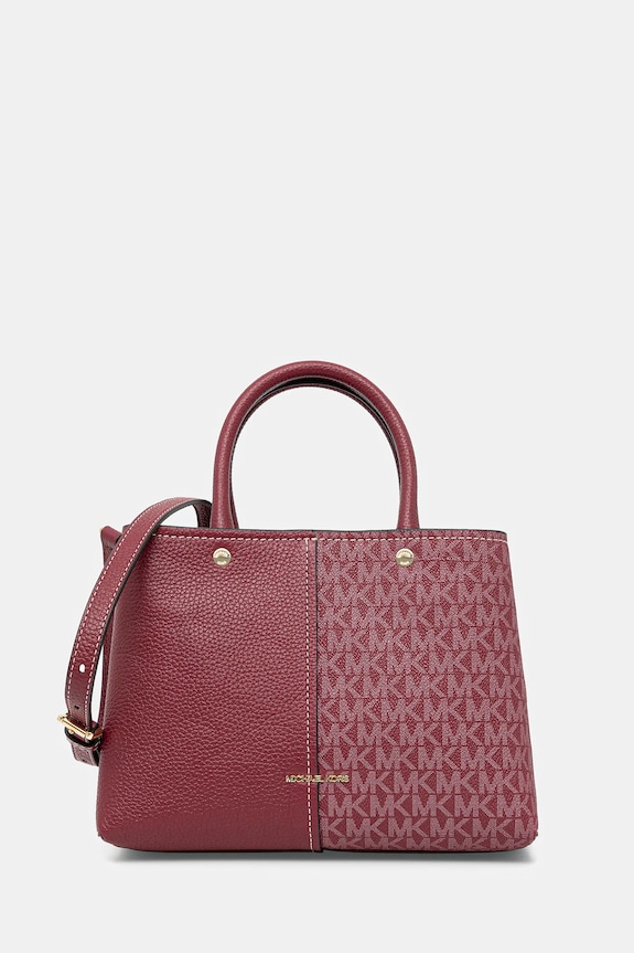 MICHAEL Michael Kors geantă FLORA nu incape in A4 burgundia 30T5GFFS2B