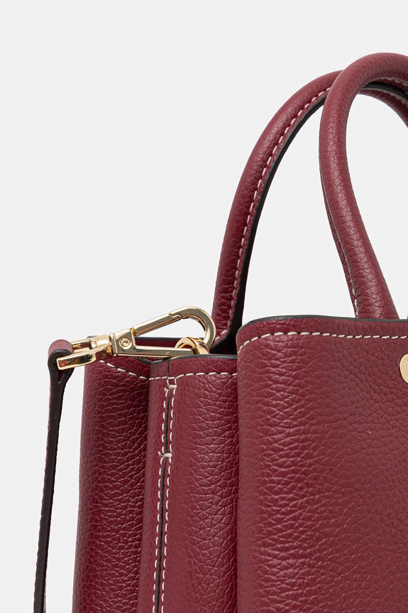 MICHAEL Michael Kors geantă FLORA burgundia 30T5GFFS2B