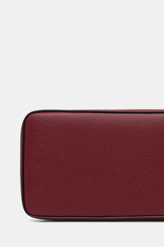 Akcesoria MICHAEL Michael Kors kosmetyczka skórzana 32T5GTMV3L bordowy
