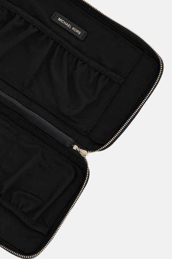 MICHAEL Michael Kors kosmetyczka skórzana czarny 32T5GTMV3L