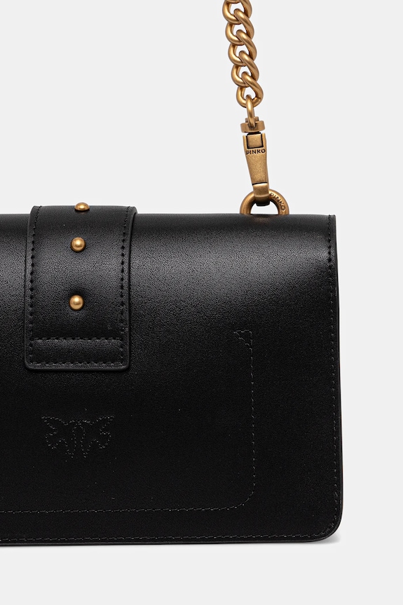 Accesorii Pinko poșetă de piele 105856.A0F1 negru