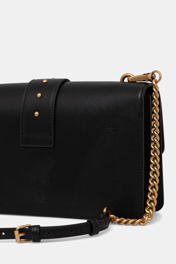 Accesorii Pinko poșetă de piele 105857.A0F1 negru